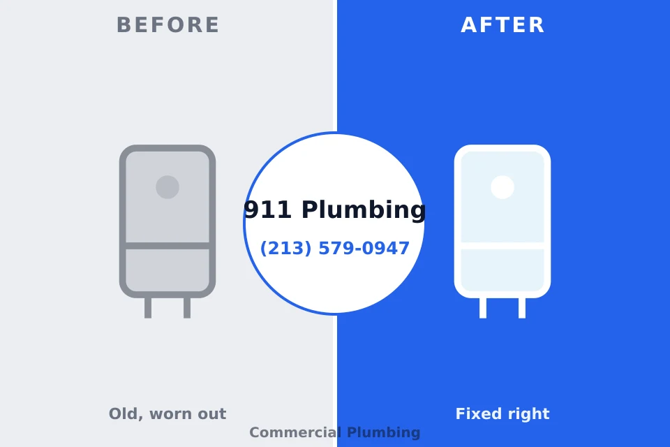 Before and after: plumbing repair Fort Madison, IA